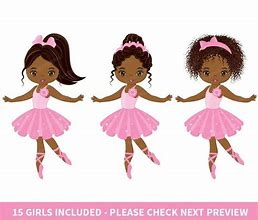 Image result for African American Ballerina Clip Art