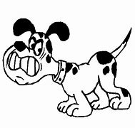 Image result for Angry Dog Coloring Pages