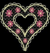 Image result for Free Heart Embroidery Design PES