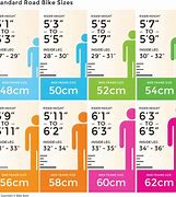 Image result for Road Bike Size Chart