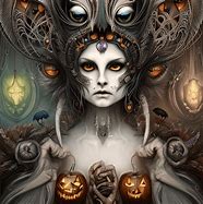 Image result for Halloween Scene Art Stickers