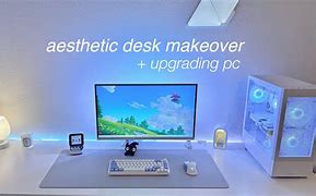 Image result for Aesthetic Desktop Set Up