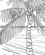 Image result for Summer Beach Palm Tree Coloring Pages