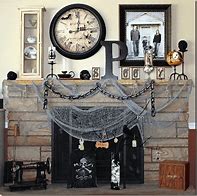 Image result for Halloween Mantel Ideas