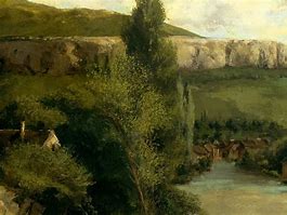 Image result for View of Ornans by Gustave Courbet