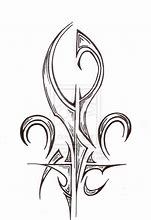 Image result for Tribal Fleur De Lis