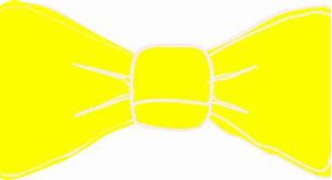 Image result for Yellow Hair Bow Clip Art