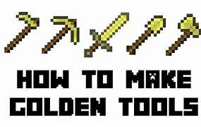 Image result for Golden Tools Minecraft