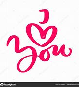 Image result for i love you vector calligraphy