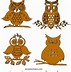 Image result for Owl in a Branch Vector