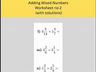 Image result for Mixed Numbers Worksheet Answer Key