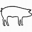 Image result for Pig Outline Template PNG