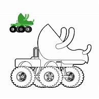 Image result for Dino Trucks Coloring Pages