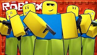 Image result for Roblox Noob with Gun