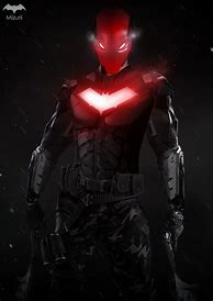 Image result for Batman Black Red Mask Drawing