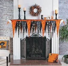 Image result for Halloween Mantel Ideas