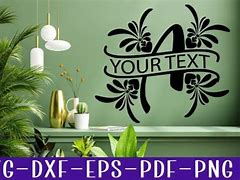 Image result for A Split Monogram Free SVG