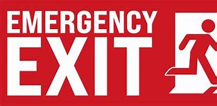 Image result for Emergency Exit Signage