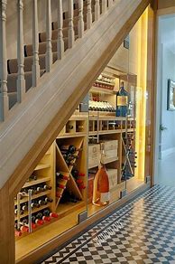 Image result for Wine Cellar Under Staircase