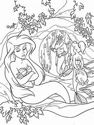 Image result for Frozen Coloring Pages Mermaid