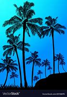 Image result for Palm Tree Border Silhouette