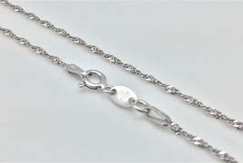 Image result for Thin Double Silver Chain