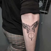 Image result for Angel Tattoo On Forearm