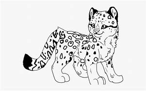 Image result for Baby Leopard Coloring Page