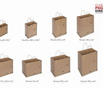 Image result for Gift Bag Sizes