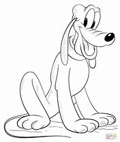 Image result for Pluto the Dog Halloween Coloring Pics