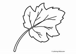 Image result for Coloring Picture of Leaf