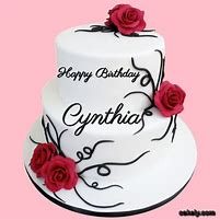 Image result for Happy Birthday Cynthia Cake