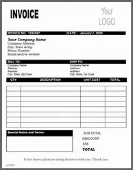 Image result for How to Do an Invoice Template