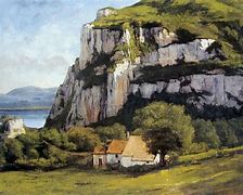 Image result for View of Ornans by Gustave Courbet