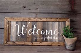 Image result for Farmhouse Wood Signs