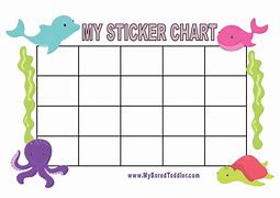 Image result for Sticker Chart