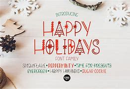 Image result for Happy Holidays Typography