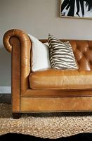 Image result for Camel Color Leather Sofa