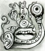 Image result for Trippy People Drawings