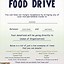 Image result for Food Drive Drawing Flyer