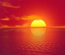 Image result for Sunset with Sun