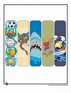 Image result for Boy Bookmarks to Color