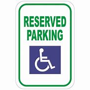 Image result for Handicap Parking Sign Plan