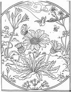 Image result for Mandala Garden Coloring Page