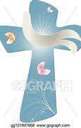 Image result for Butterfly and Cross Clip Art