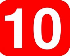 Image result for White Number 10