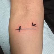 Image result for Small Bird Silhouette Tattoo