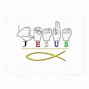 Image result for World Sign Language Jesus