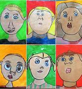 Image result for Child Self Portrait Template