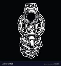 Image result for Skeleton Hand Holding Gun Drawing